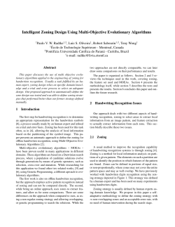 Intelligent Zoning Design Using Multi