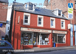 RED SQUIRREL CAFÉ, 22-26 HIGH ST, CRIEFF, PERTHSHIRE
