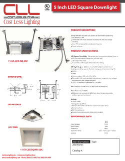 5 Inch LED Square Downlight