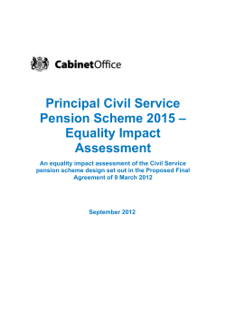 Civil Service Pension Scheme 2015