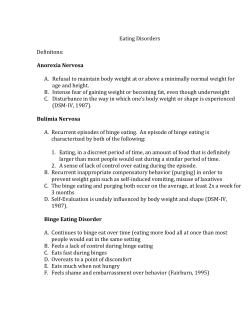 Eating Disorders - smsridgefield.org