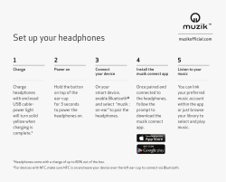 Set up your headphones