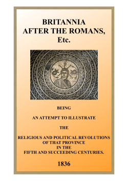 Britannia After The Romans etc
