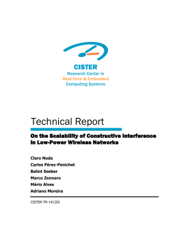 On the Scalability of Constructive Interference in Low