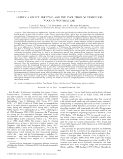 HARDLY A RELICT: FREEZING AND THE EVOLUTION OF