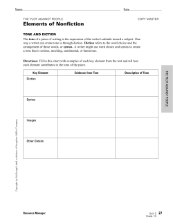 Elements of Nonfiction