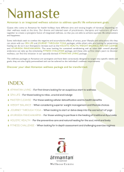 Atmantan is an integrated wellness solution to address specific life