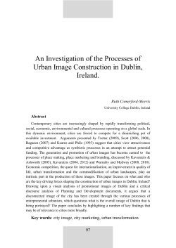 An Investigation of the Processes of Urban Image Construction in