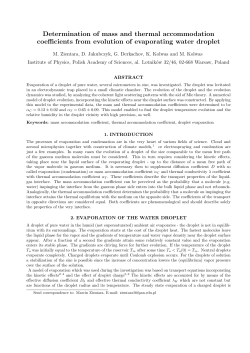 Determination of mass and thermal accommodation coefficients from