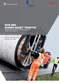 dvs-dri super quiet traffic