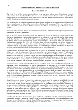 the Tripartite Aggression