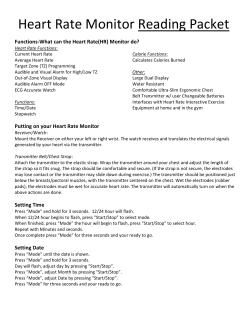 Heart Rate Monitor Reading Packet