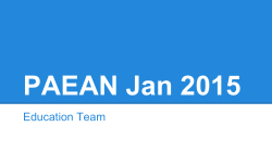 PAEAN Jan 2015