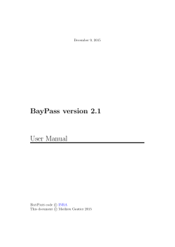 Manual - INRA Montpellier