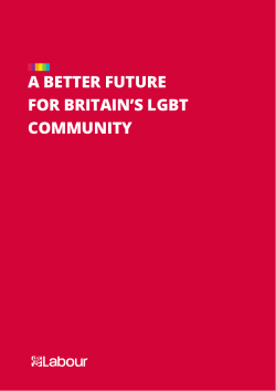 a better future for britain`s lgbt community