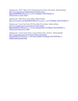 Amazon.com. 500 UV Multi Color Changing Reactive Plastic Pony