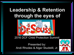 Dr. Seuss - Florida`s Center for Child Welfare