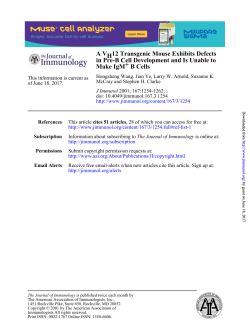 B Cells - The Journal of Immunology