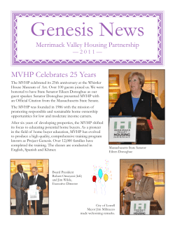 Genesis News - Merrimack Valley Housing Partnership