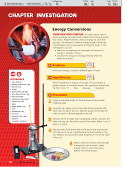 Energy Conversions