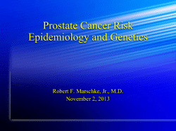 Prostate Cancer Risk