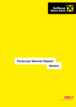 Financial Market Report Serbia - Raiffeisen Bank International AG