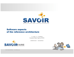 Presentation - ESA Conference Bureau