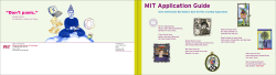 MIT Application Guide