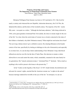 Property, Ownership, and Legacy