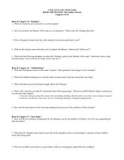 A Tale of Two Cities Study Guide