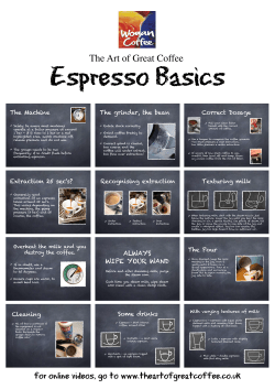 See our Brew guide Espresso Basic