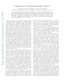 Collisional decay of 87Rb Feshbach molecules at 1005.8 G
