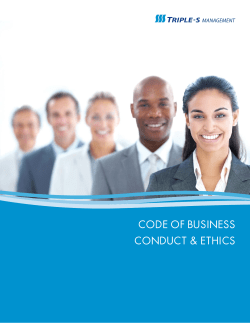 Code of Business Conduct and Ethics - Triple