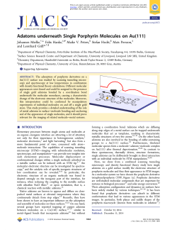 Adatoms underneath Single Porphyrin Molecules on Au(111)