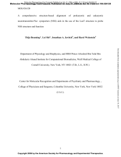 MOL#26120 1 A comprehensive structure