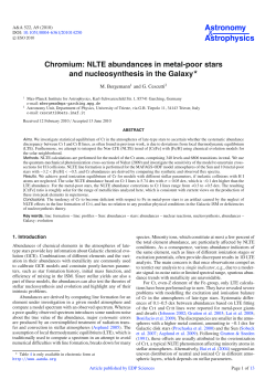 Chromium: NLTE abundances in metal