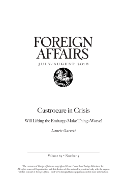 Castrocare in Crisis