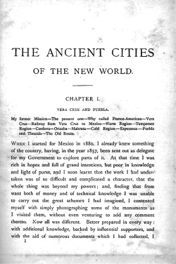 THE ANCIENT CITIES
