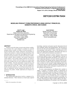 Modeling Product Preference Using Gestalt Principles