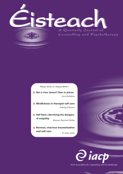 &Eacute;isteach - Autumn 2012 - Irish Association for Counselling and
