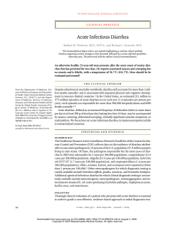 Acute Infectious Diarrhea