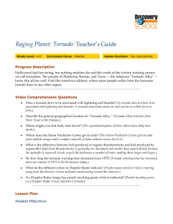 Teacher`s Guide Raging Planet: Tornado