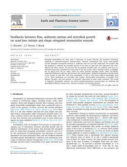 Feedbacks between flow, sediment motion and microbial