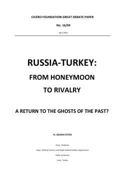 russia-turkey - Cicero foundation