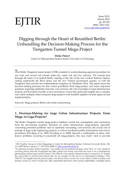 Full text pdf - European Journal of Transport and Infrastructure