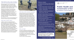 Public Health and Contamination of Soil by Asbestos Cement Material