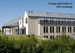 Energy optimisation of office buildings