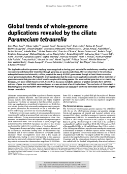 Global trends of whole-genome duplications