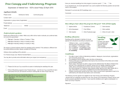 TCUP EOI form print - Shire of Mundaring