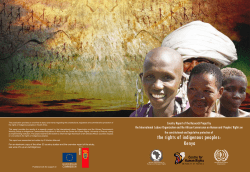 the rights of indigenous peoples: Kenya